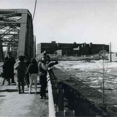 1987 Androscoggin River Flood, Frank J. Wood Bridge