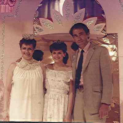 A color photograph of Beth Wentworth Teen Queen 1985