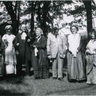 People in Costume for the Bicentennial Parade
