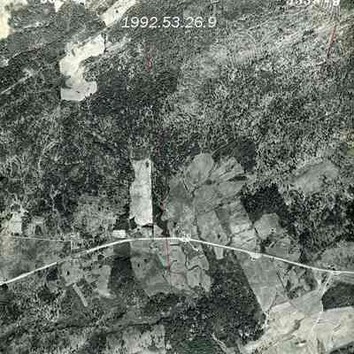 An aerial photo of 5/4/1953