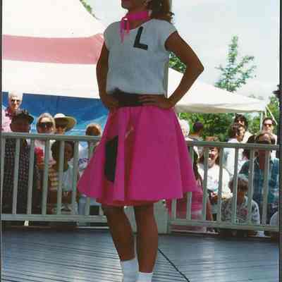 Lisa Kelly performing her clogging routine