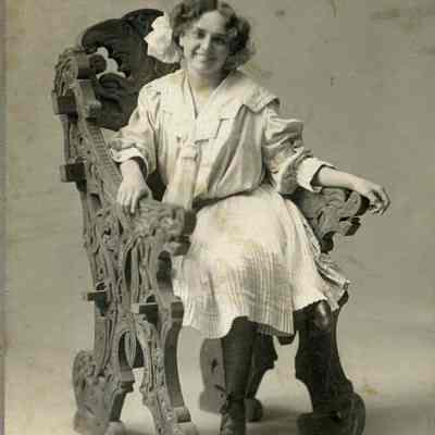 Unknown Woman Sitting in a Chair