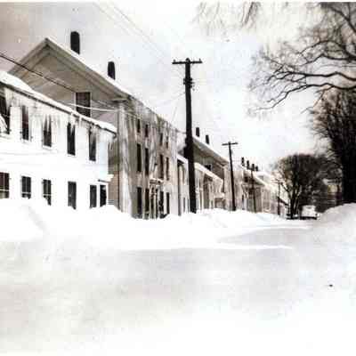 Mill Street, Brunswick after the blizzard of 1952