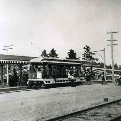 Trolley Unloading at Merrymeeting Park