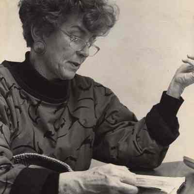 A photo view of Sue Ranger. 12//16/1988.