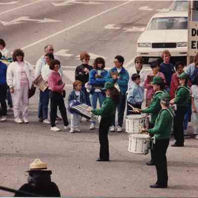 Marching band in the 250th parade