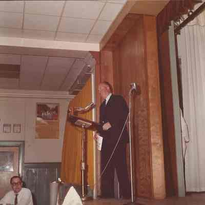 Mr. Robert P. Anderson Jr. giving a little history