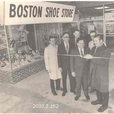 Ribbon Cutting at Boston Shoe Store