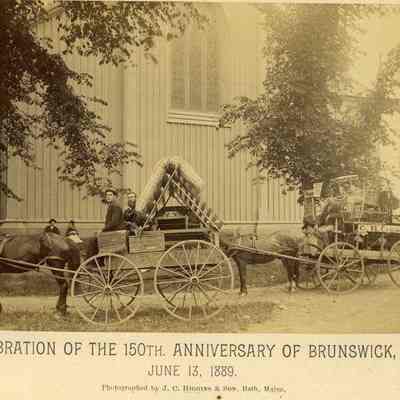 G.N. Crane Parade Floats, 150th Anniversary of Brunswick