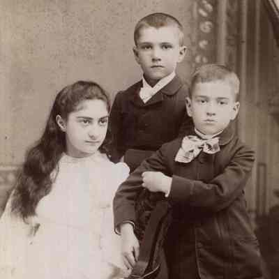 Ethel, Harold, and Franklin Webb