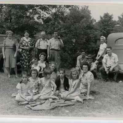 People at Verney Mill Picnic