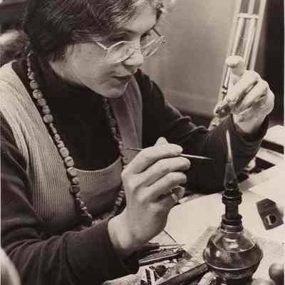 A photo view of Judy Brown. 2/27/1975.