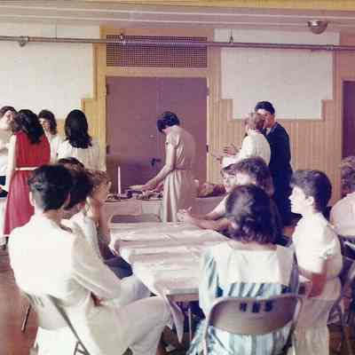 A color photograph of the Judges Buffet Luncheon