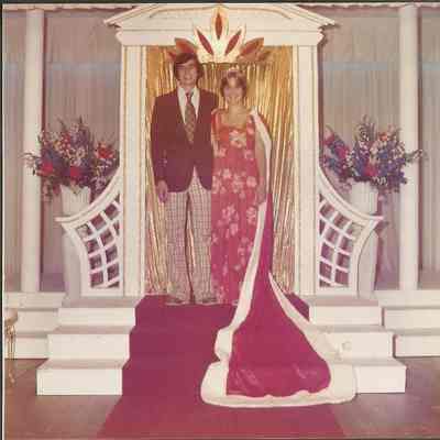 Jim and Becky before the opening of the dance.