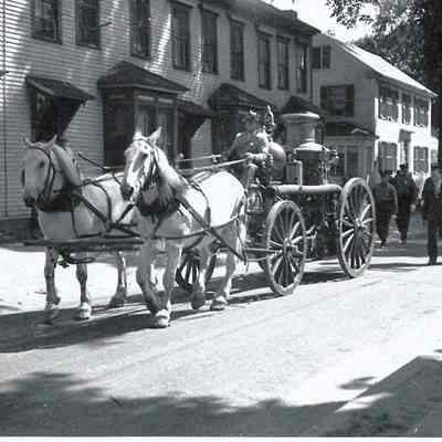 Horse Drawn Fire Pump in the 200th Anniversary Parade