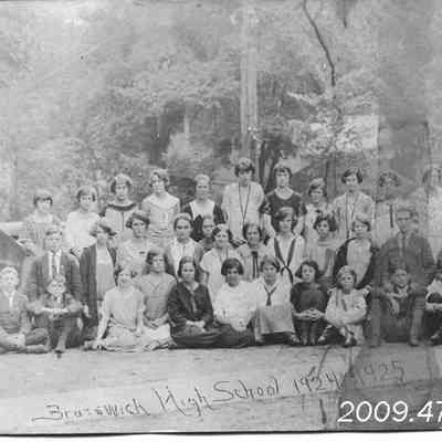 Brunswick High School 1924 - 1925.
