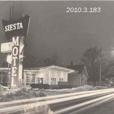 Siesta Motel in the Winter Time