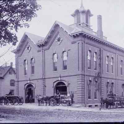 Fire station, Lewiston, undated.