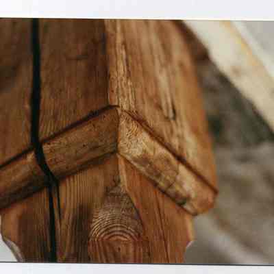 Harpswell Meeting House Interior Detail, Balcony Support