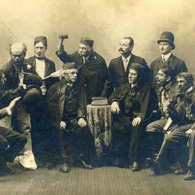Club Cremazie, in costume, 1906