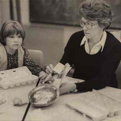 A photo view of Lois Widmer. 4/14/1980.