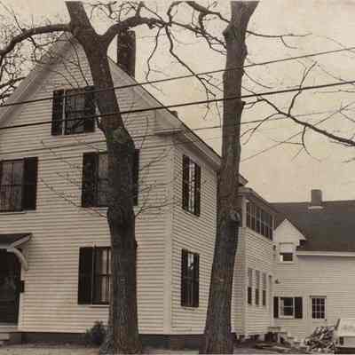 A photo view of Charles Wing's house. 5/18/1977.