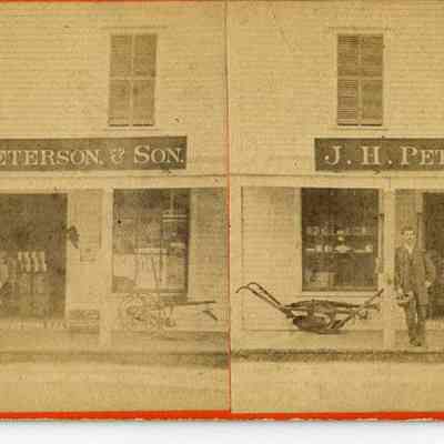 Peterson Store, Maine St., Just So. of RR tracks