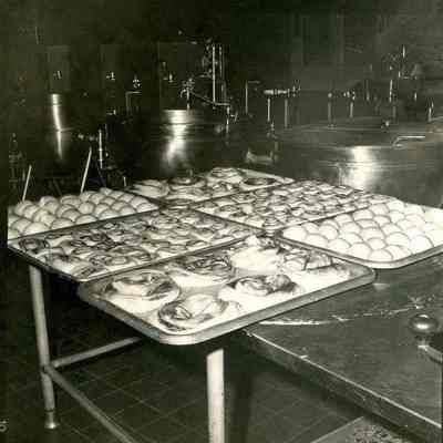 Food Cooking in a Navy Galley