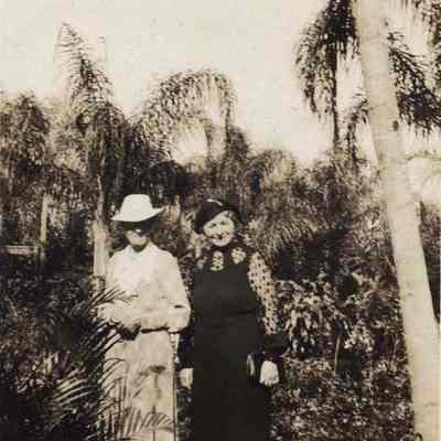 Two Women in a Tropical Garden