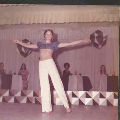 Contestant #7 Gale Cowley doing a contemporary dance