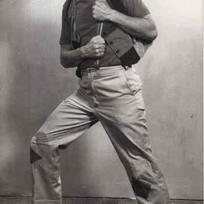A photo view of Al Miller clowning around.