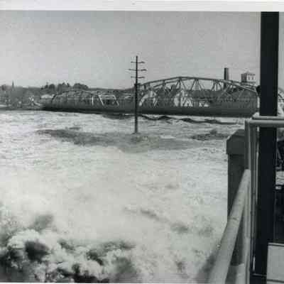 1987 Androscoggin River Flood Frank J. Wood Bridge