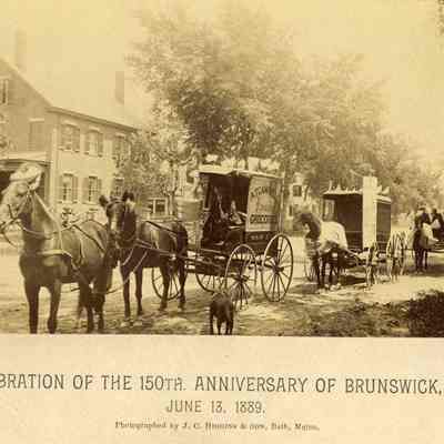 A.T. Campbell Family Groceries Float, 150th Anniversary of Brunswick