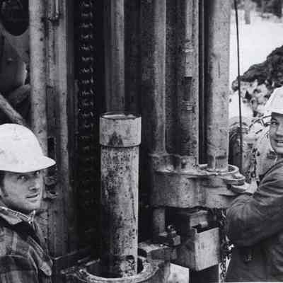 A photo view of Palmer Well Driller's. 4/2/1971.