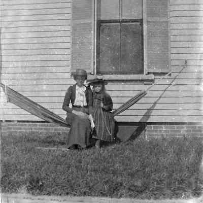 Two Unknown Women on a Hammock