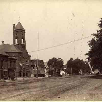 Maine Street in Brunswick, Maine