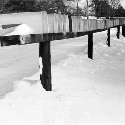 Mail boxes at Linnhaven Park.