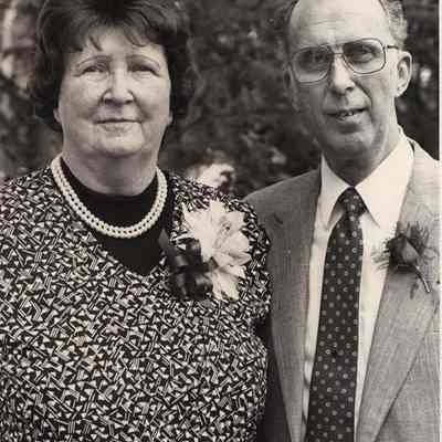 A photo view of Rev. & Mrs. Fraiser. 6/211990.