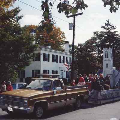 First Parish Church float in Brunswick's 250th Anniversary Parade