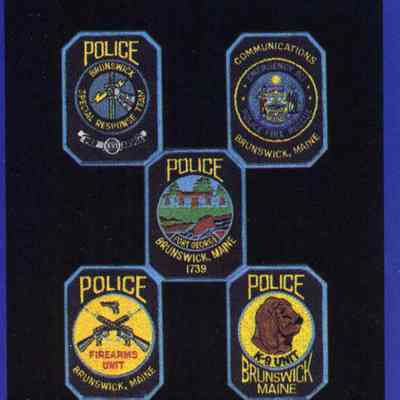 Brunswick Police Department Patches