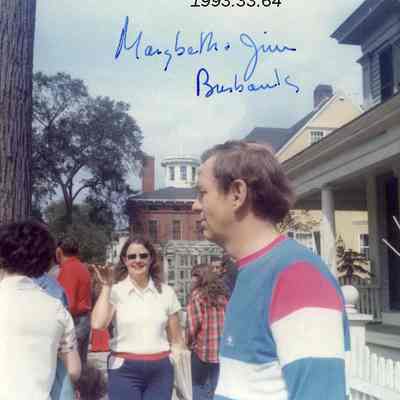 A photo of Marybeth & Jim Burbank. 9/16/1973.