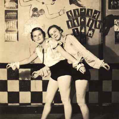 A photo Leona and Evelyn St. Pierre.