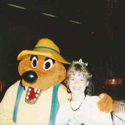 Lisa Kelly with Pluto