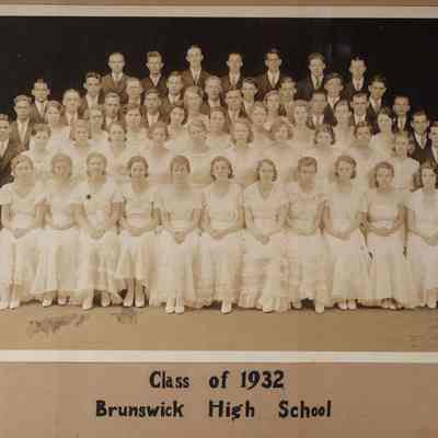 Brunswick high School Class of 1932.