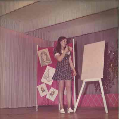 Contestant #5 Debra Jellison will show us a few of her sketches