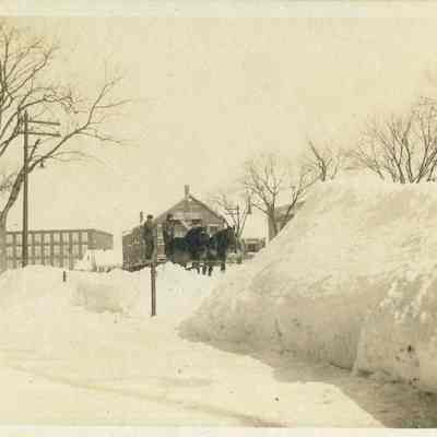 Maine Street, Brunswick in Winter