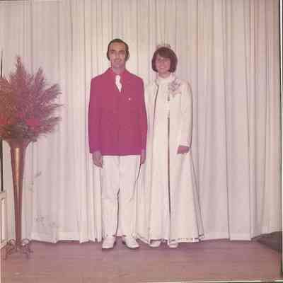 1972-73 Teen Queen Doris Bernier & Gene Gagne.
