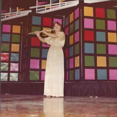 Contestant #9 Barbara Morgan playing "Tonight" on her flute from the movie "West Side Story".