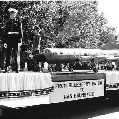 Navy float in Brunswick's 250th Anniversary Parade