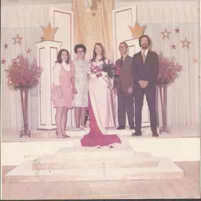 1972-73 Brunswick Teen Queen Agnes Racine.